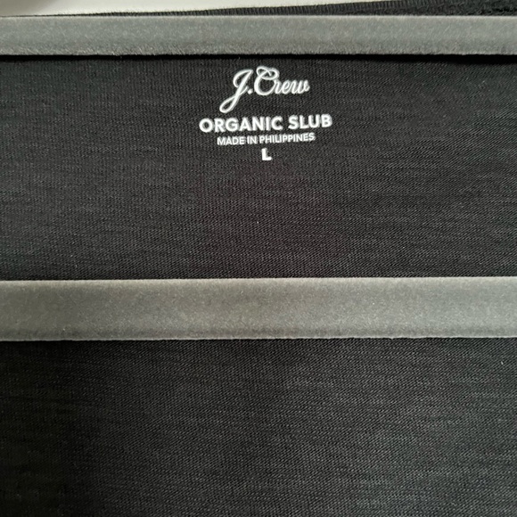 J. Crew Cropped Organic Slub Cotton Scoopneck T-shirt - NWT! - Picture 3 of 7